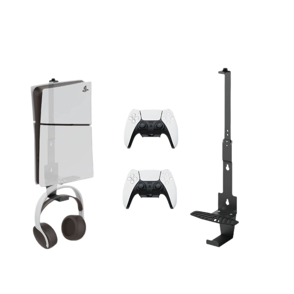 Gaming Console Organizer - Penyangga Dinding Untuk Konsol PS5 Slim