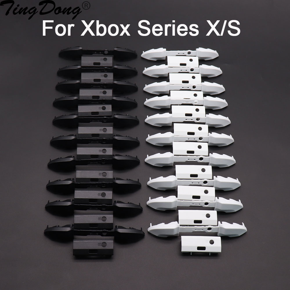 Microsoft Console Xbox Series X - 10 Set Tombol Bumper Hitam Putih