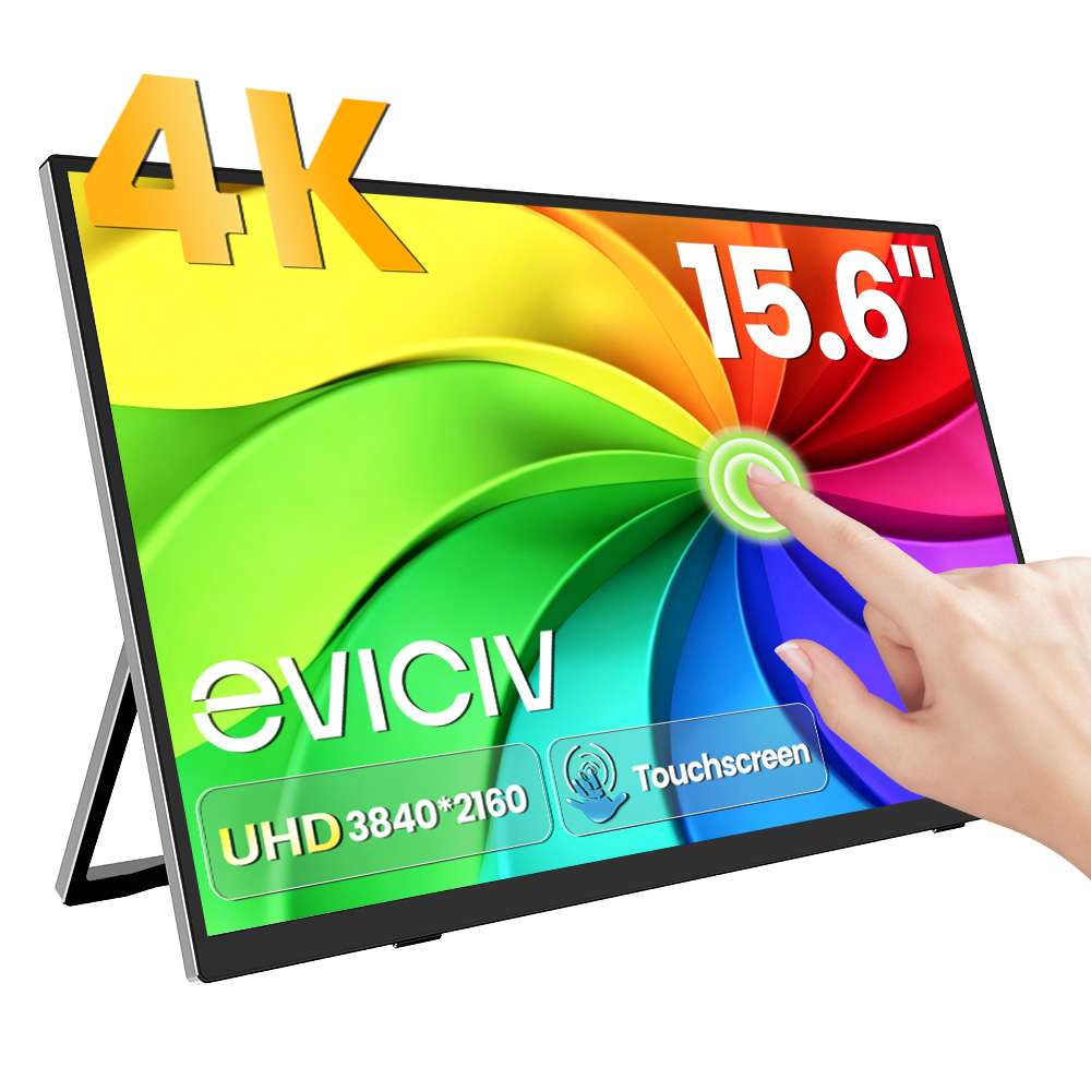 Gaming Console Type - Monitor Portabel EVICIV 4K Layar Sentuh