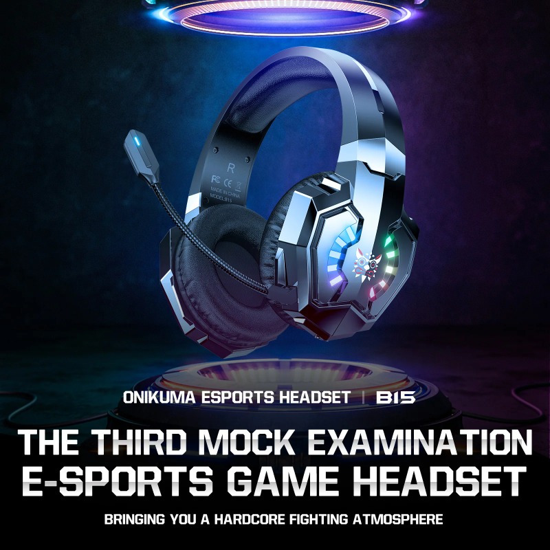 ONIKUMA B15 Headset Gaming Nir - Gaming Console Amazon ulasan dan harga
