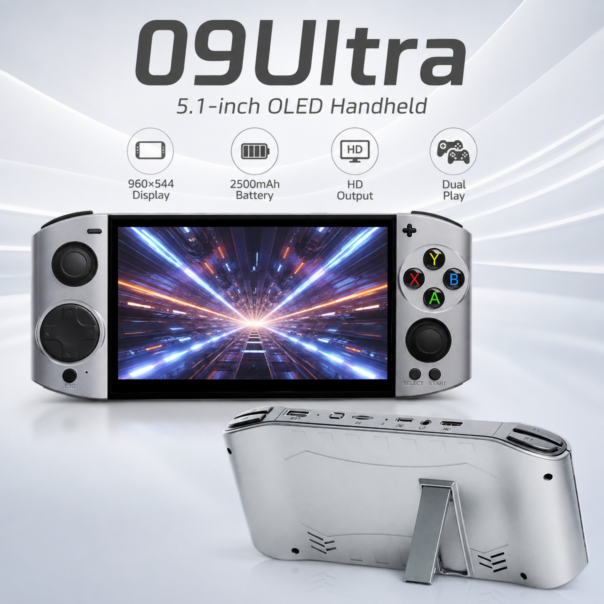 09 Ultra Konsol Game Genggam O - Gaming Console Type ulasan dan harga