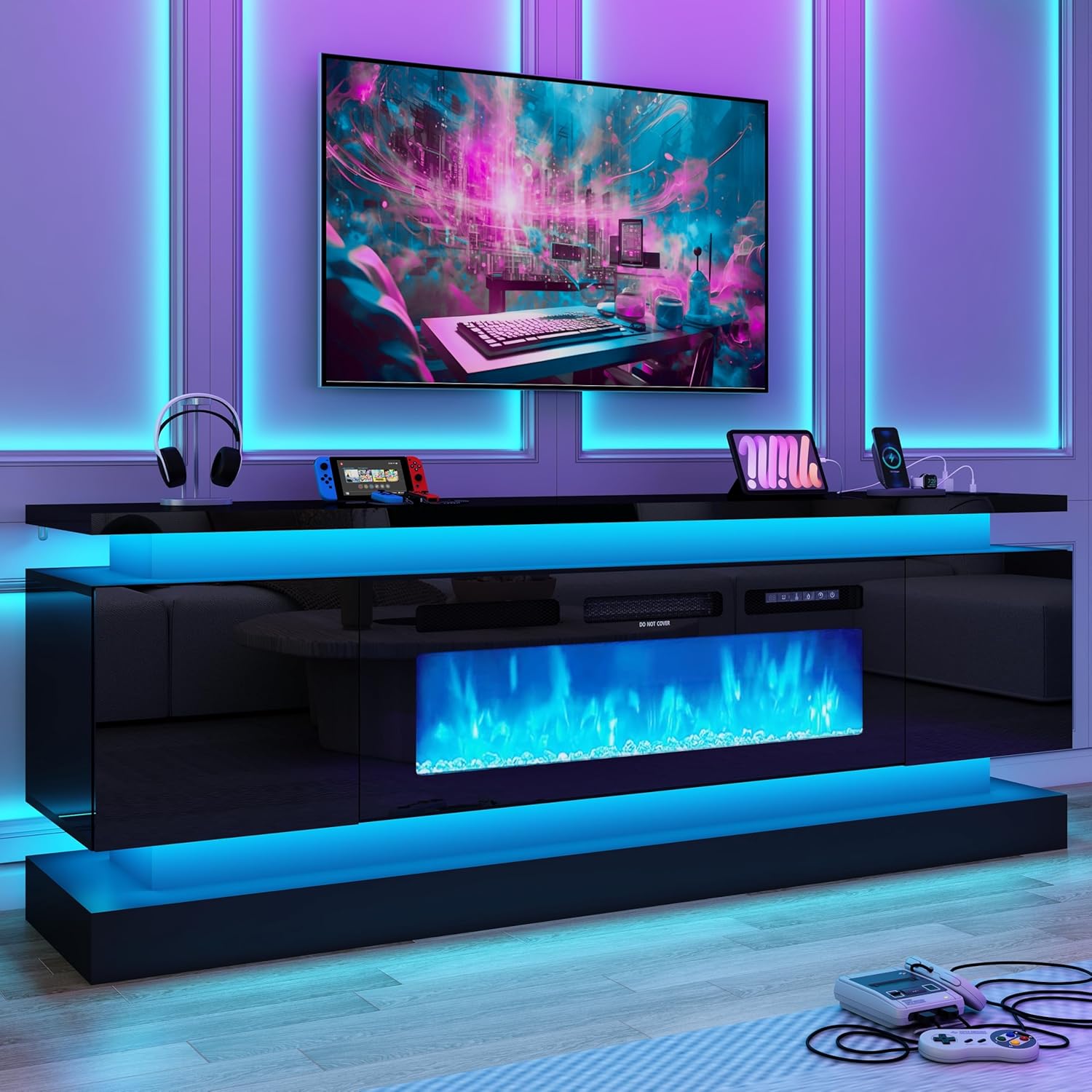 Rak TV LED 71IN dengan Stopkon - Gaming Console Room ulasan dan harga