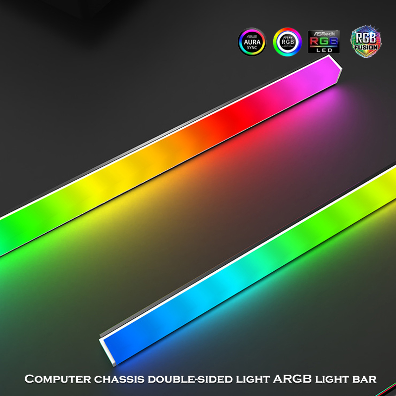 Lampu Strip LED RGB Dual-Side  - Led Gaming Light Strip ulasan dan harga