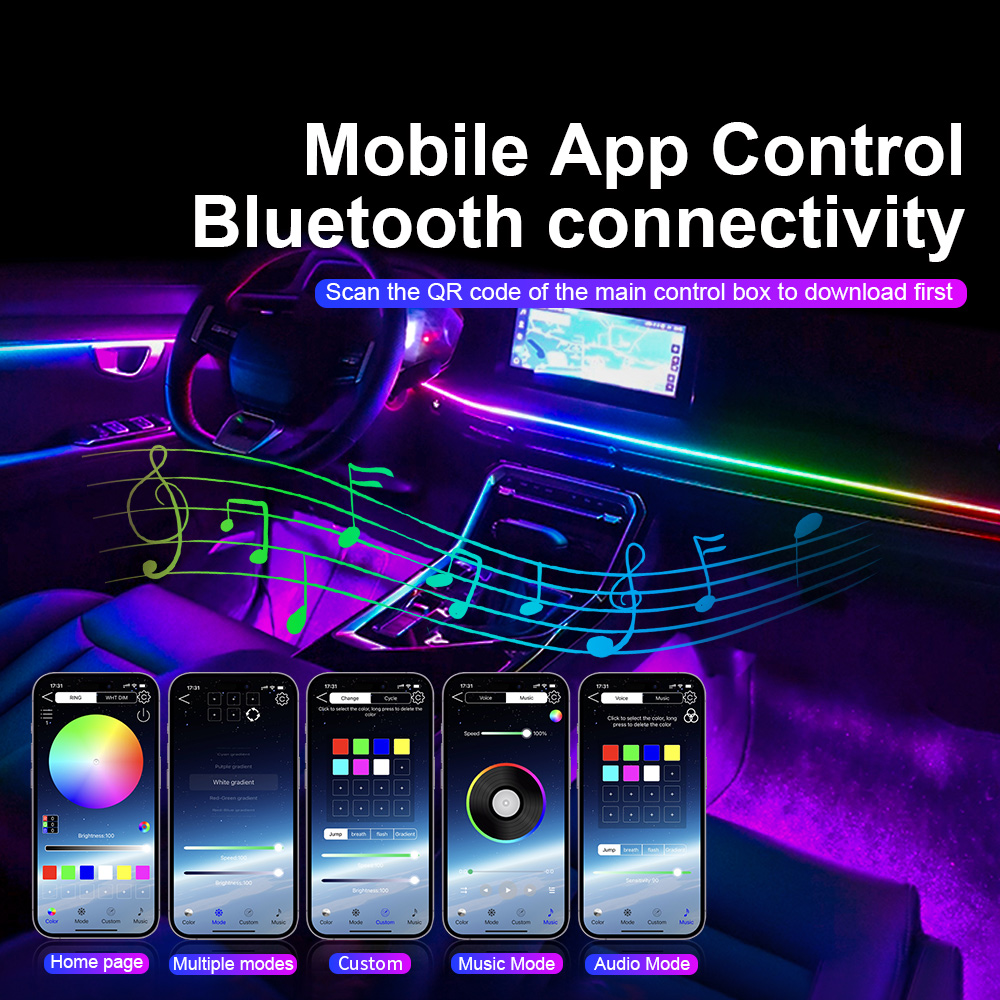 Lampu Sekitar Mobil Led Univer - Led Gaming Light Strip ulasan dan harga